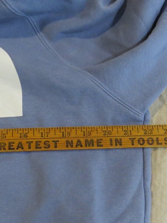 The North Face Women's Hoodie Kangaroo Pocket SIZE Large - Blue - Picture 9 of 13